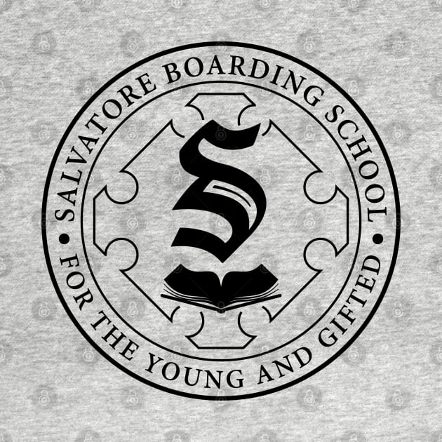 Salvatore Boarding School Crest by BadCatDesigns